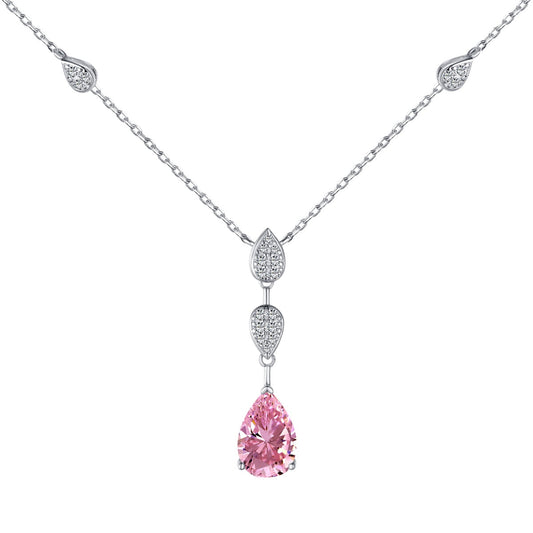 [Royal Jewellery]Dazzling Pear Cut Necklace