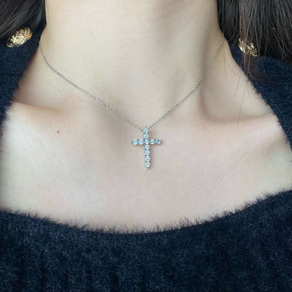 [Royal Jewellery]Unique Cross Shape Necklace