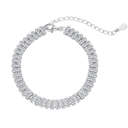 [Royal Jewellery]Exquisite Emerald Cut Daily Bracelet