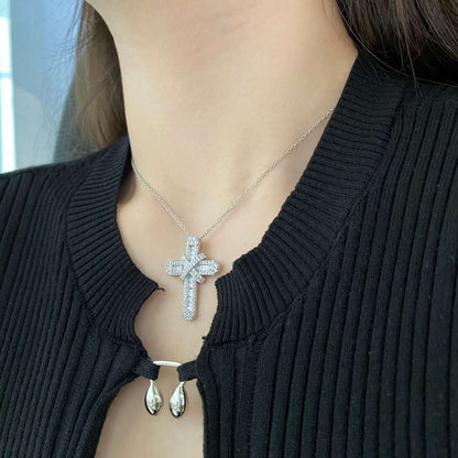 [Royal Jewellery]Gypsophila With Dimonds Necklace