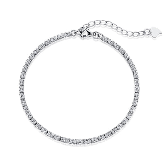 [Royal Jewellery]Elegant Emerald Cut Daily Bracelet