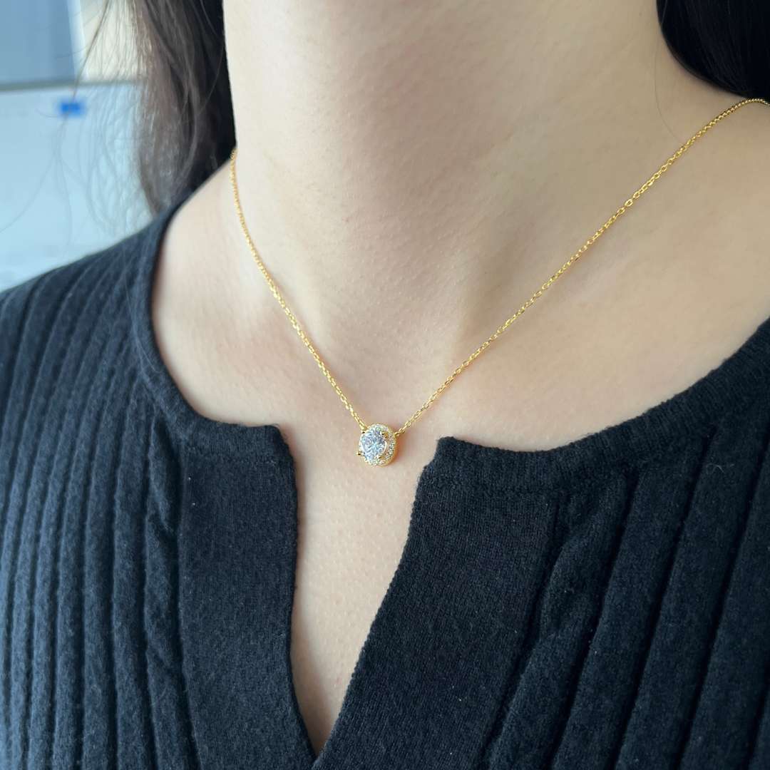 [Royal Jewellery]Luxurious Round Cut Necklace