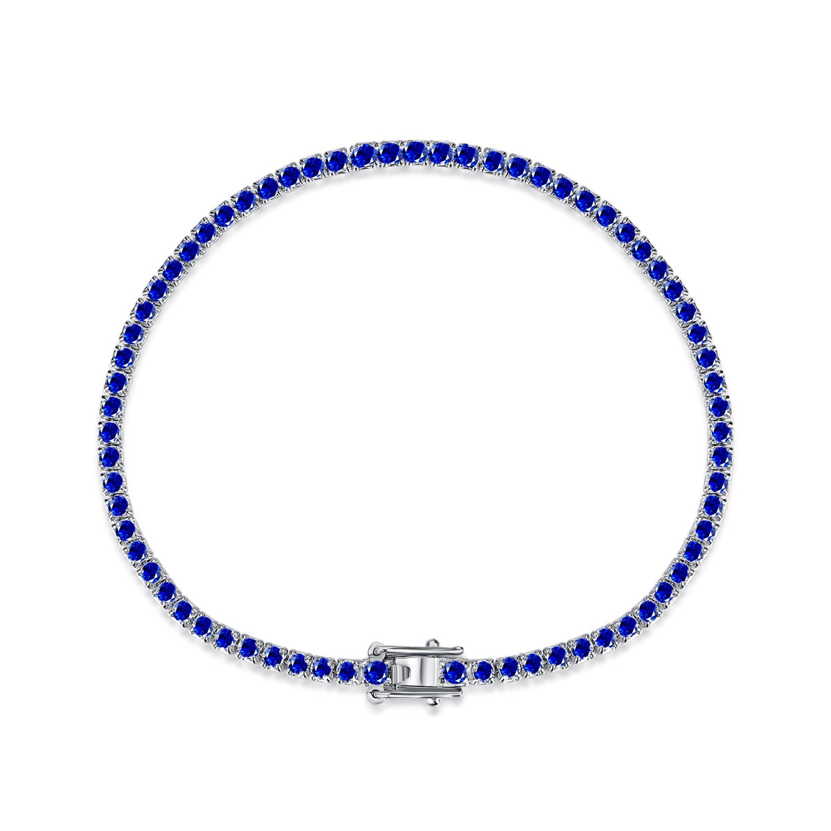 [Royal Jewellery]Dazzling Colorful Round Cut Daily Bracelet
