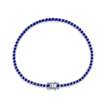 [Royal Jewellery]Dazzling Colorful Round Cut Daily Bracelet