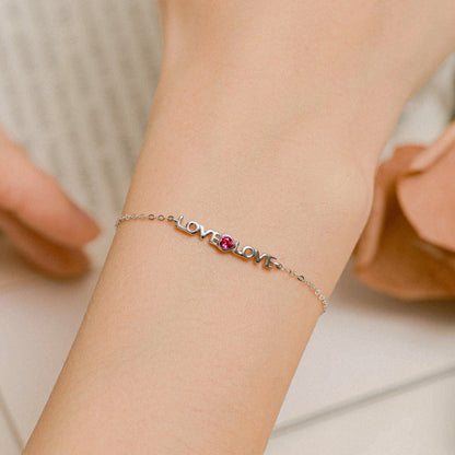 [Royal Jewellery]Romantic Heart Shape Lover Bracelet