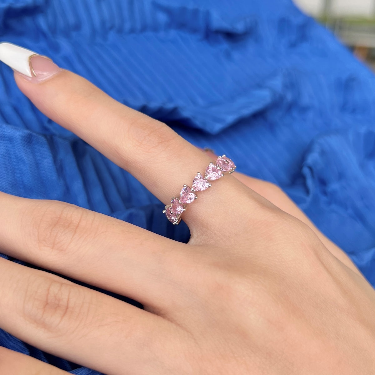 [Royal Jewellery]0.25 Carat Radiant Romance Heart Cut Lover Ring