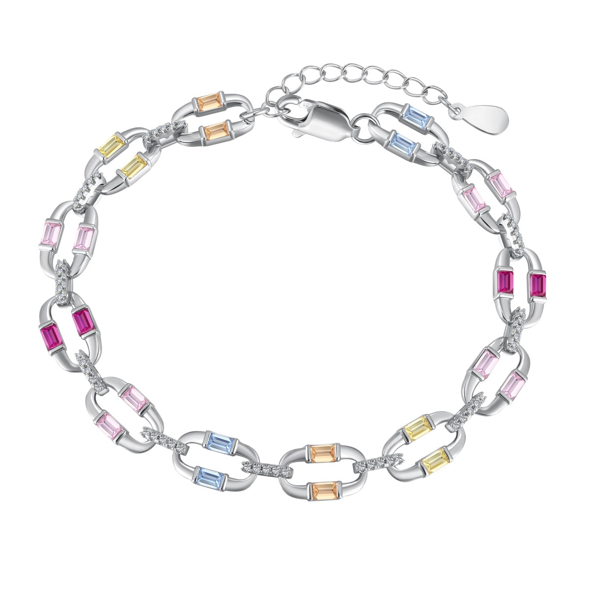 [Royal Jewellery]Dazzling Colorful Daily Bracelet