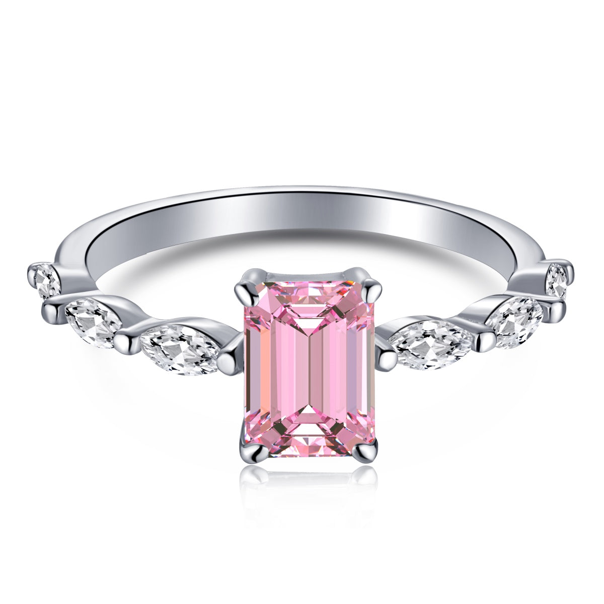 [Royal Jewellery]1.0 Carat Dainty Resplendent Radiant Cut Daily Ring