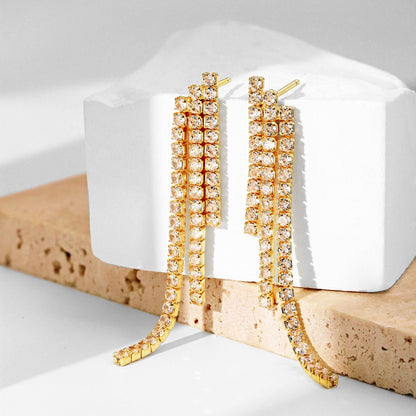 [Royal Jewellery]Luxurious Dainty Banquet Earrings