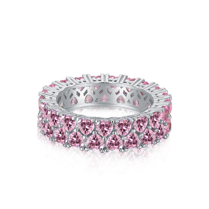 [Royal Jewellery]Sparkling Full Heart Ring