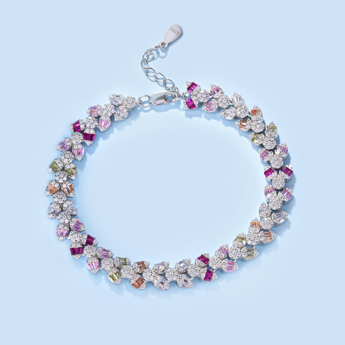 [Royal Jewellery]Dainty Exquisite Flower Shape Daily Bracelet