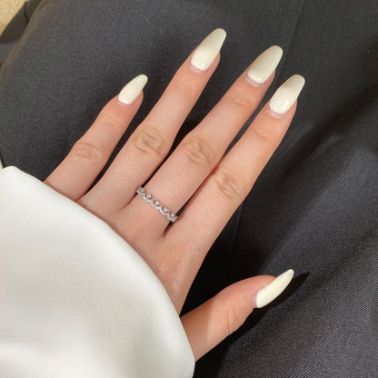 [Royal Jewellery]Elegant Resplendent Round Shape Party Ring