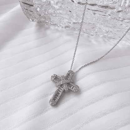 [Royal Jewellery]Gypsophila With Dimonds Necklace