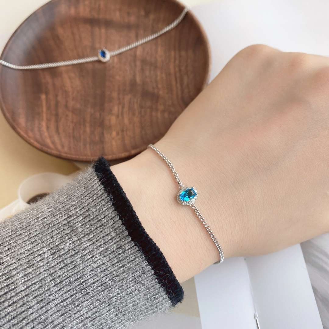 [Royal Jewellery]Exquisite Oval Shape Bracelet