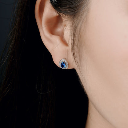 [Royal Jewellery]Luxurious Water Drop Shape Earrings