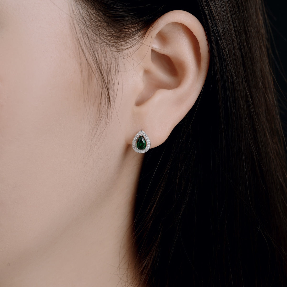 [Royal Jewellery]Luxurious Water Drop Shape Earrings