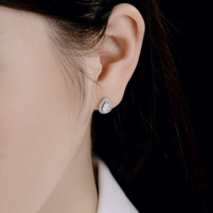 [Royal Jewellery]Luxurious Water Drop Shape Earrings