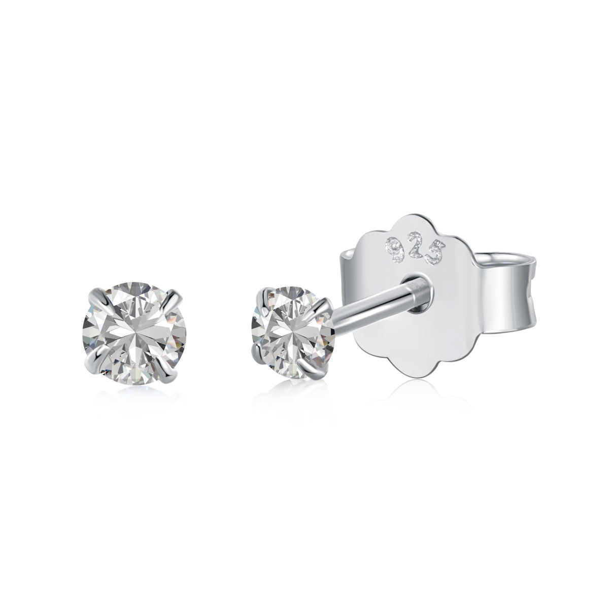 [Royal Jewellery]Delicate Solitaire Earrings