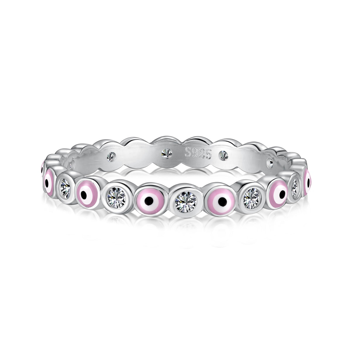 [Royal Jewellery]Sparkling Vibrant Round Shape Daily Ring