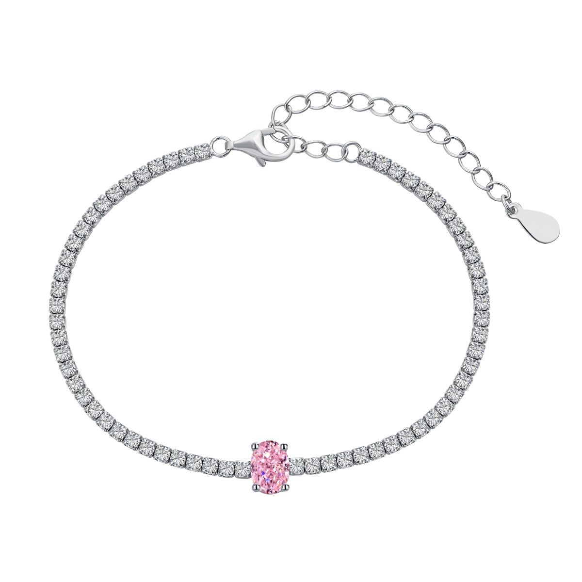 [Royal Jewellery]0.75 Carat Exquisite Oval Cut Daily Bracelet