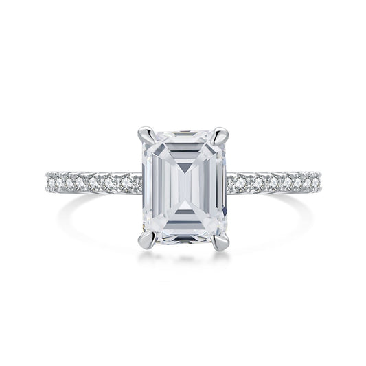 [Royal Jewellery]2.0 Carat Scintillating Ornate Radiant Cut Party Ring