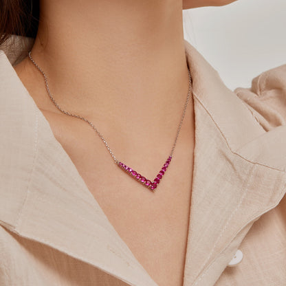 [Royal Jewellery]Ornate Round Cut Necklace