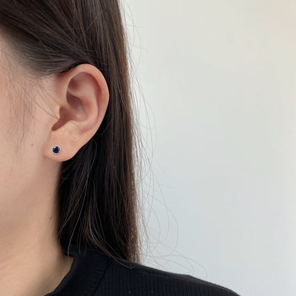 [Royal Jewellery]Sparkling Colorful Round Shape Earrings