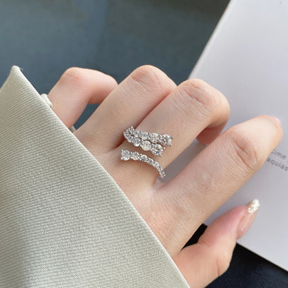[Royal Jewellery]Unique Vivid Snake Shape Daily Ring