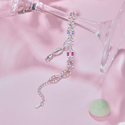 [Royal Jewellery]Dazzling Colorful Daily Bracelet