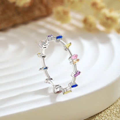 [Royal Jewellery]Unique Trapezoid Cut Daily Ring