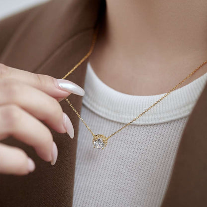 [Royal Jewellery]Luxurious Round Cut Necklace