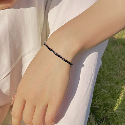 [Royal Jewellery]Radiant Colorful Round Cut Party Bracelet