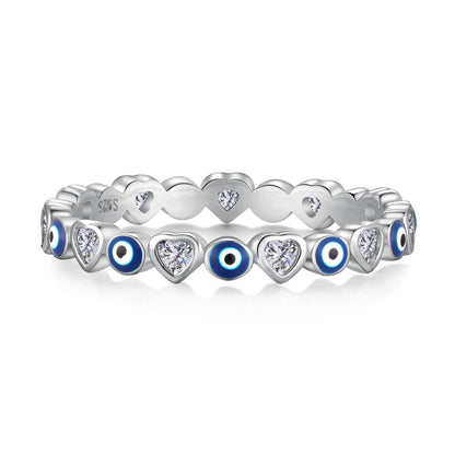 [Royal Jewellery]Radiant Colorful Round Shape Daily Ring