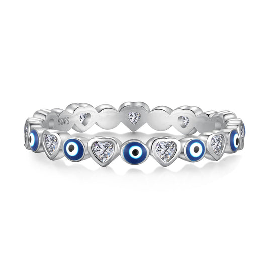 [Royal Jewellery]Radiant Colorful Round Shape Daily Ring