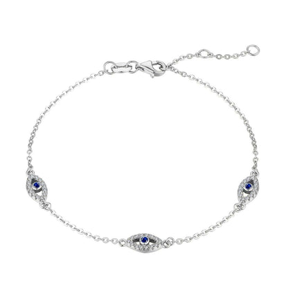 [Royal Jewellery]Evil Eye Shape Pendent Necklace