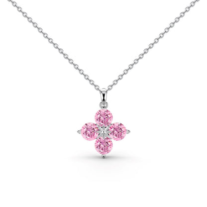[Royal Jewellery]Four-Leaf Clover And Eight-Pointed Star Necklace