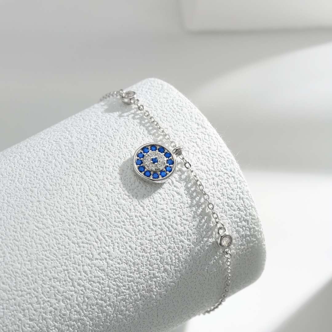 [Royal Jewellery]Devil's Eye Round Shape Bracelet