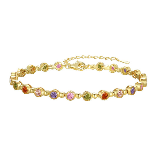 [Royal Jewellery]Sparkling Exquisite Round Cut Party Bracelet