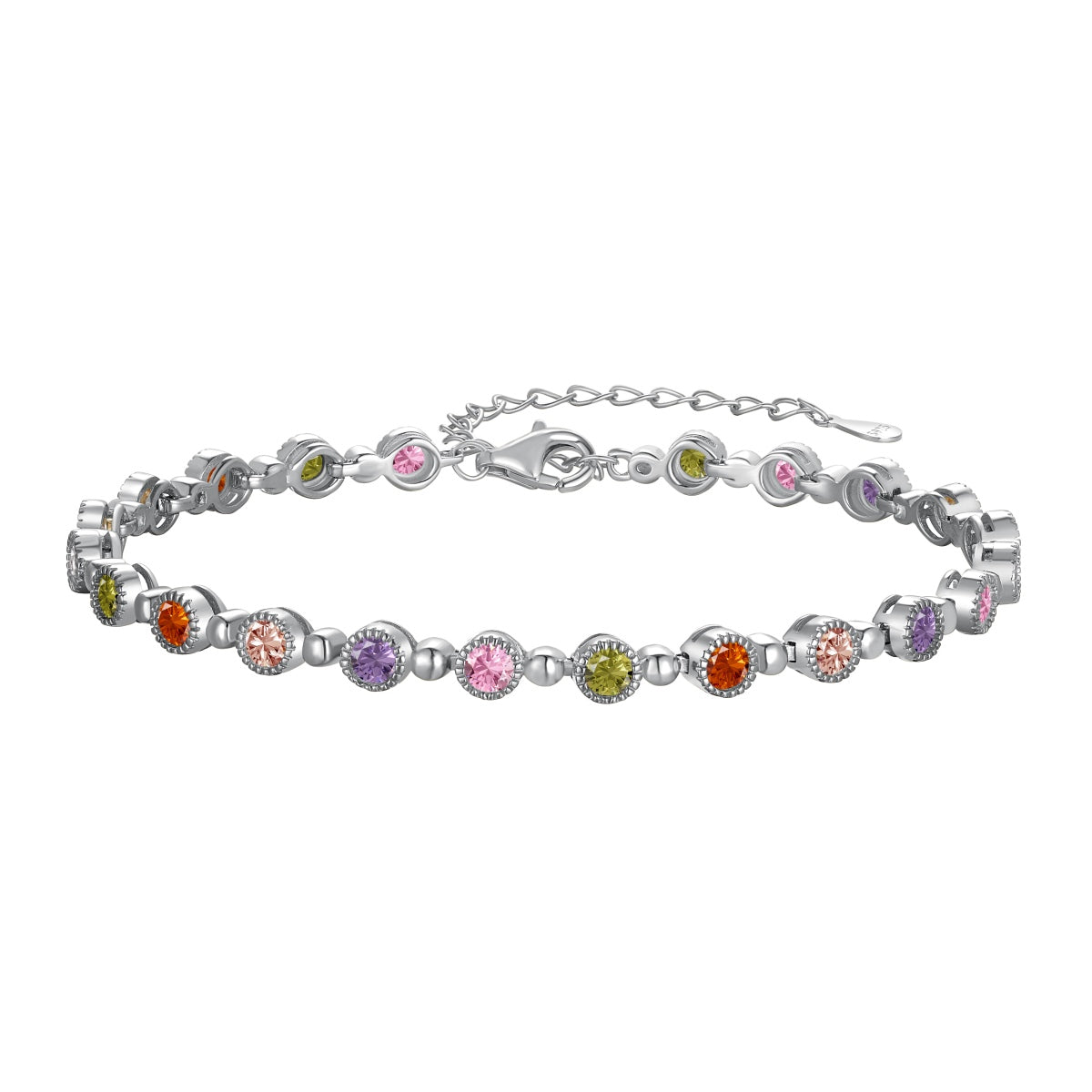 [Royal Jewellery]Sparkling Exquisite Round Cut Party Bracelet