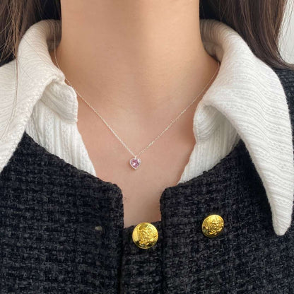 [Royal Jewellery]Ornate Heart Shape Necklace