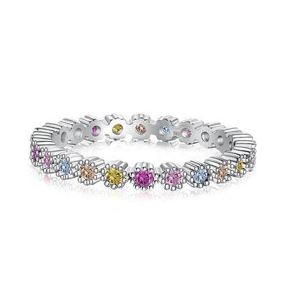 [Royal Jewellery]Exquisite Colorful Round Cut Party Ring