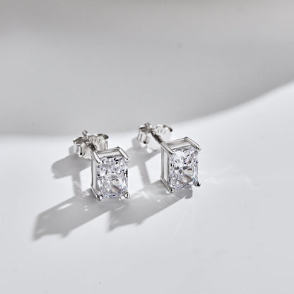 [Royal Jewellery]Radiant Luxurious Princess Cut Daily Earrings