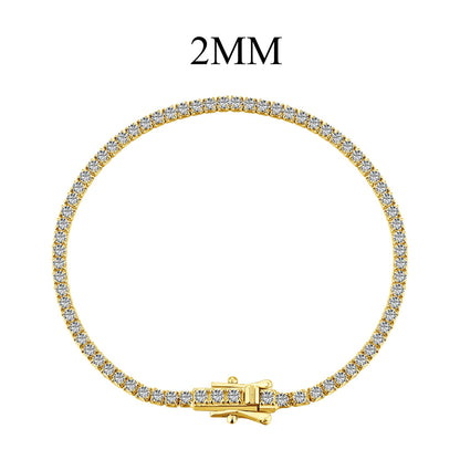 [Royal Jewellery]Radiant Colorful Round Cut Party Bracelet