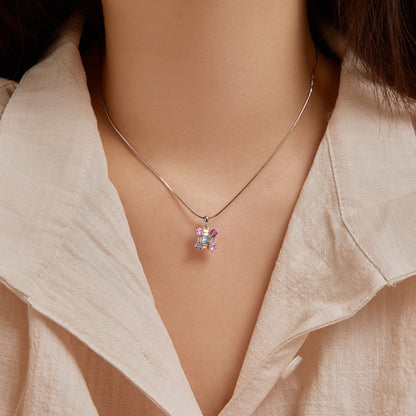 [Royal Jewellery]Gorgeous Multi Colorful Necklace