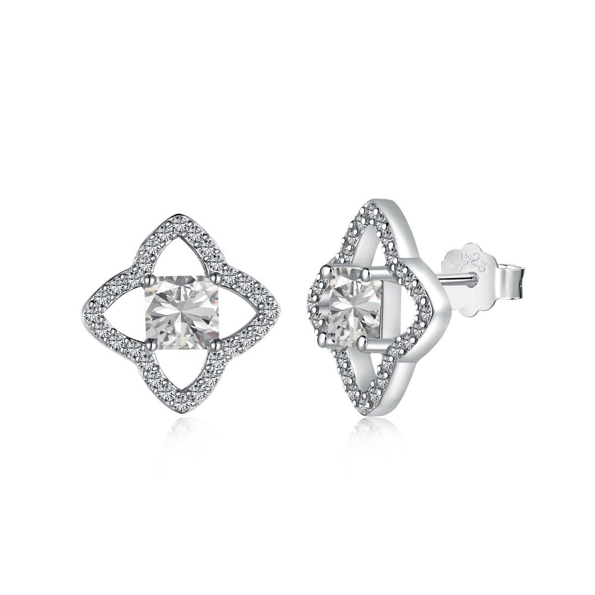 [Royal Jewellery]Elegant Star Shape Princess Cut Daily Earrings