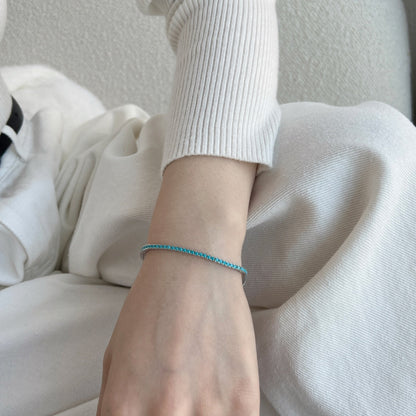 [Royal Jewellery]Dazzling Exquisite Round Cut Daily Bracelet