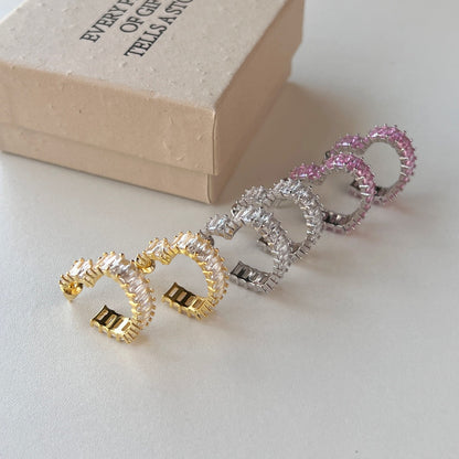 [Royal Jewellery]Radiant Heart Cutout Earrings