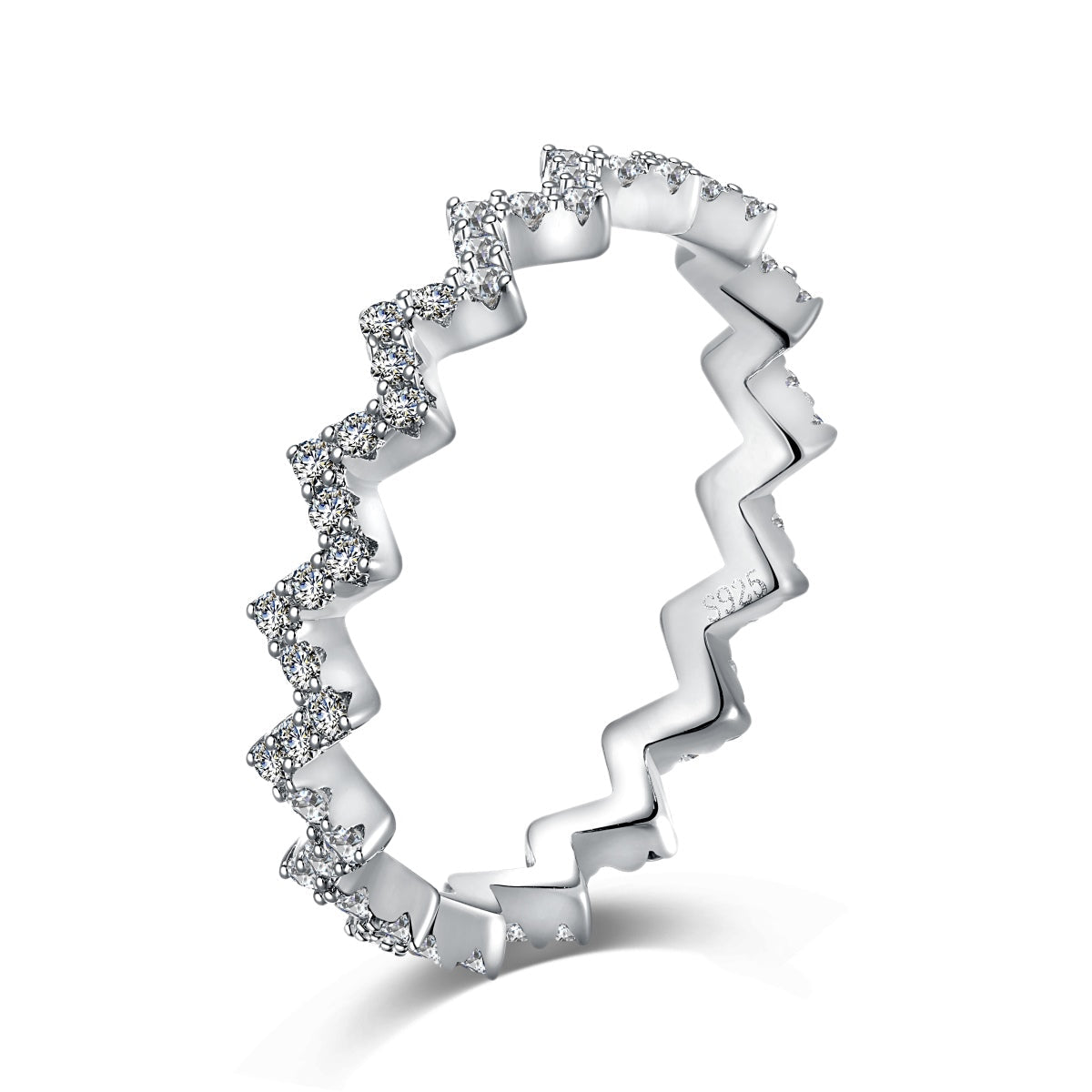 [Royal Jewellery]Delicate Enchanting Wave Shape Daily Ring
