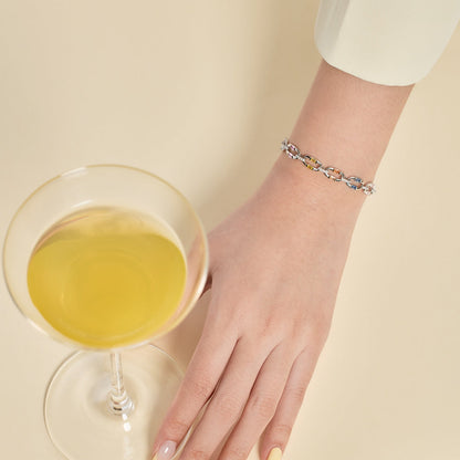 [Royal Jewellery]Dazzling Colorful Daily Bracelet