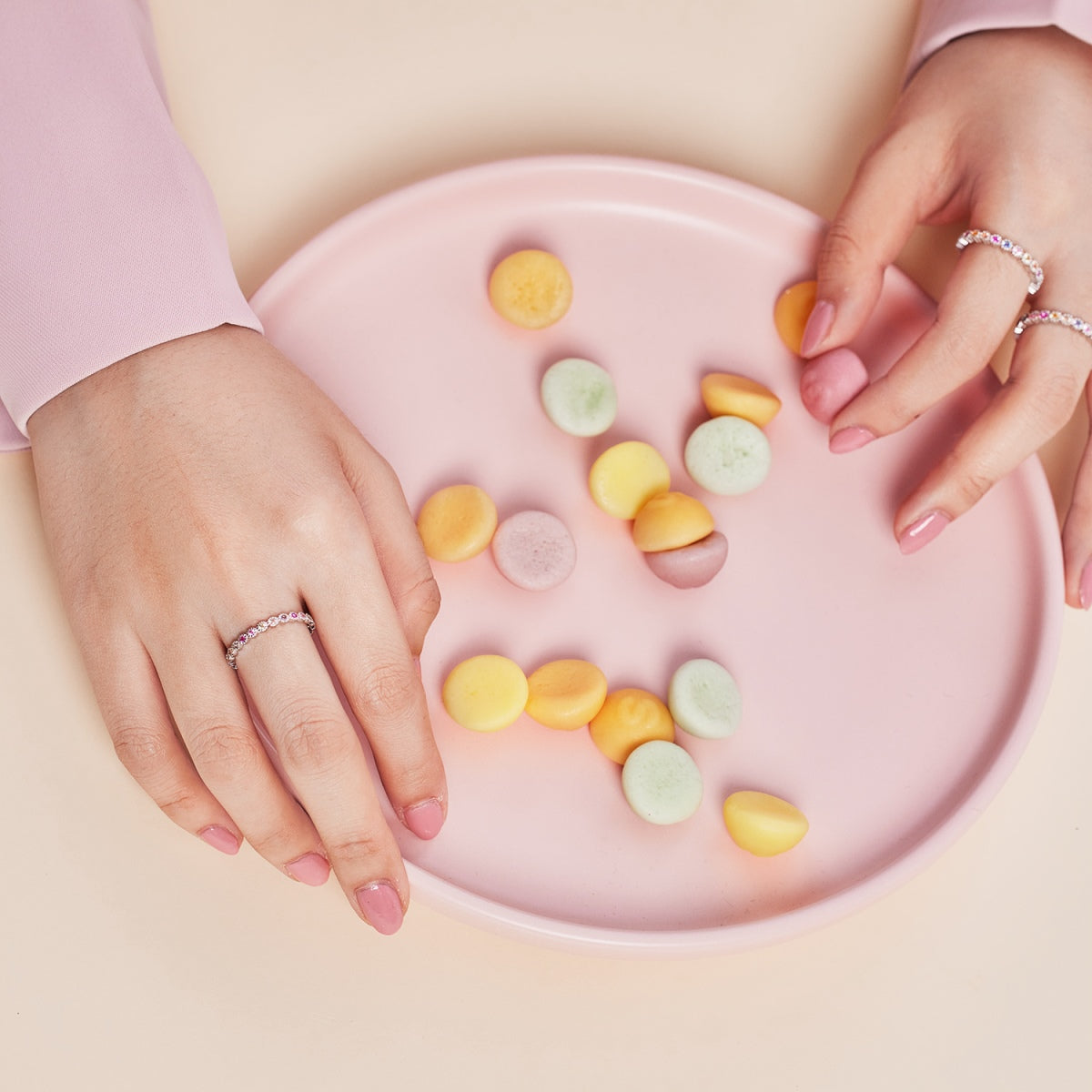 [Royal Jewellery]Exquisite Colorful Round Cut Party Ring